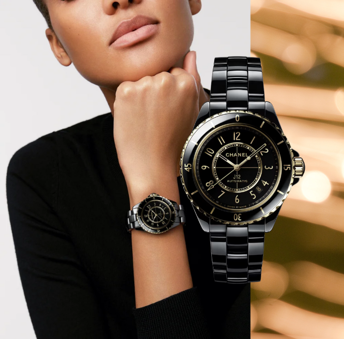 J12 Black Gold Watch Caliber 12 1 38 MM main